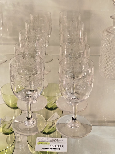 Verres vin anciens - vin,