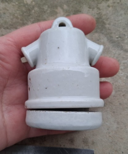 Ancienne douille porcelaine - ancienne,