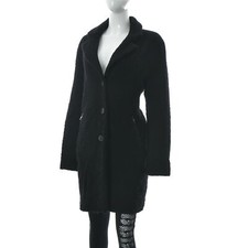 Manteau femme Fuchs Schmitt mi-longueur manteau chaud laine noir GB-16 D42