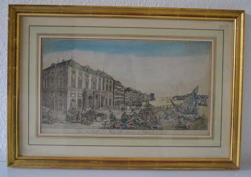 Gravure xviiie vue - xviiie,