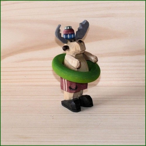 Figurine bois décoration - figurine,