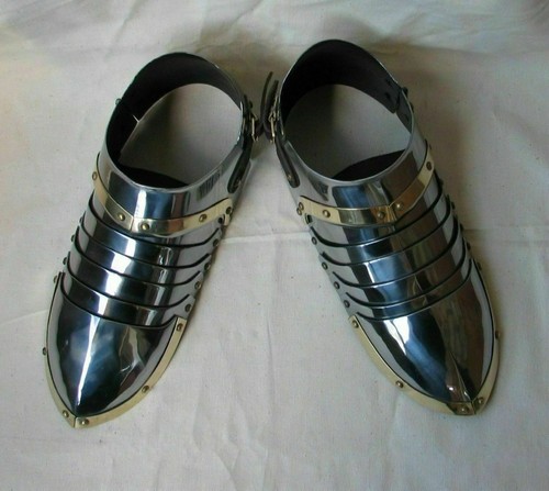 Chaussures sabatons armure - chaussures,