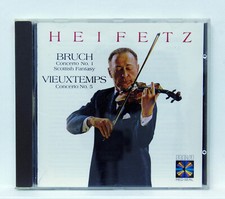 JASCHA HEIFETZ - BRUCH & VIEUXTEMPS violin concertos - RCA CD NM