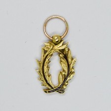 Médaille miniature des palmes académiques en or et émail. Très bon état. 12x16mm