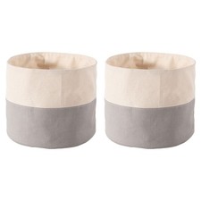2 Pcs Panier À Pain En Coton