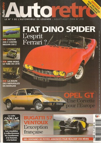 Auto retro 278 fiat - fiat, dino