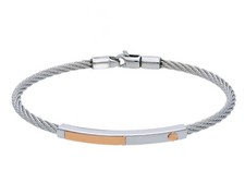 Bracelet en Acier Homme,Plaque