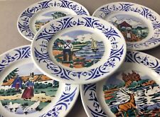 5 ASSIETTES à DÉSERT