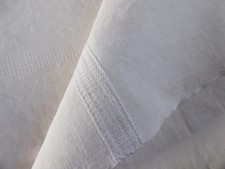 Pièce pur fil de lin à liteaux dite nappe de vigneron