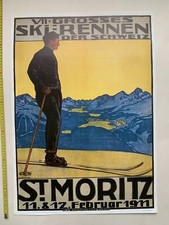 Skiing ski St Moritz swiss
