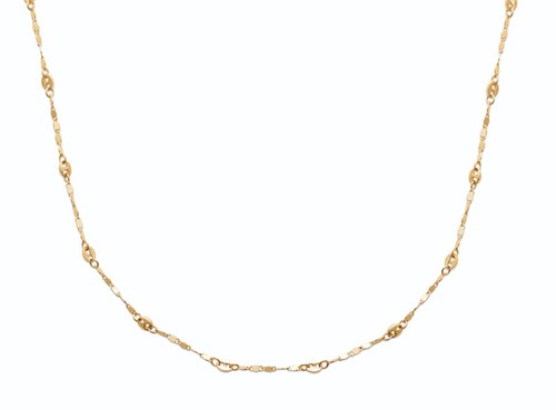 Collier chaine plaqué or - collier,