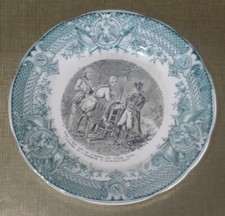 Ancienne assiette parlante
