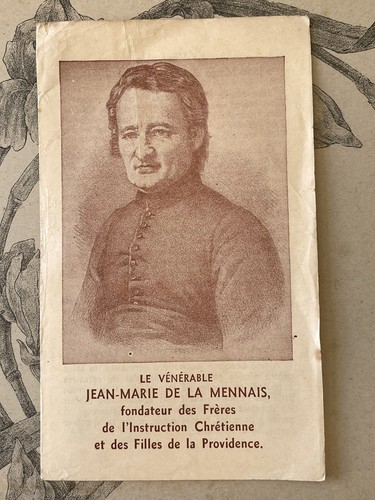 Ancienne image pieuse - ancienne,