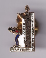 RARE PINS PIN'S .. SPORT PETANQUE JEUX DE BOULES COUPE FEMININE 93 NANCY 54 ~GB