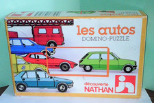 jeu les autos domino puzzle nathan peugeot citroen renault fiat