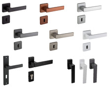 Béquille De Porte Push Poignée De Porte Équerrr Griffgarnitur Zimmertür Drücker