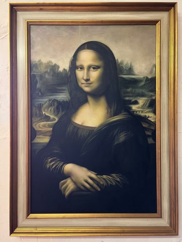 Grand tableau joconde mona - tableau,