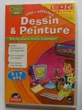 Jeu PC Joue et Apprends Dessin et Peinture 3 à 7 Ans Éducatif