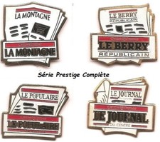 Media _ Presse - Régional _Centre France _La Montagne _Le Berry _Lot 4 Pin's*