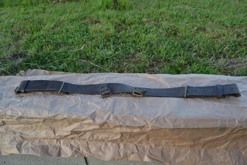 Ceinturon anglais cuir ww2 - ceinturon, cuir,
