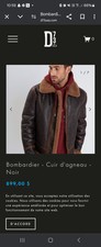 blouson cuir homme