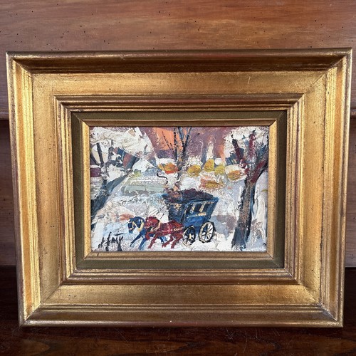 Henry anty huile - sur, toile