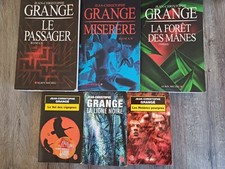 JEAN CHRISTOPHE GRANGE . LOT DE 6 THRILLERS - LIVRES EN BON ETAT