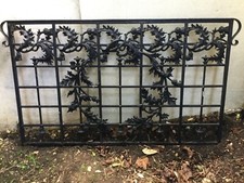 ancien grand garde corps en fonte de style et d’époque art nouveau