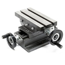 Étau à croix 2 Axes Table de fraisage Surface de perçage 220x100mm Établi Outil