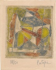 Louis LATAPIE gravure signée numérotée bois gravé estampe