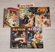 Lot 5 ancienne Bd souples érotiques zara maniak sexyman bon état