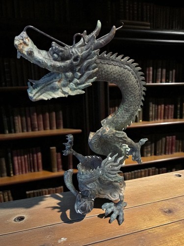 Statue dragon chinois bronze