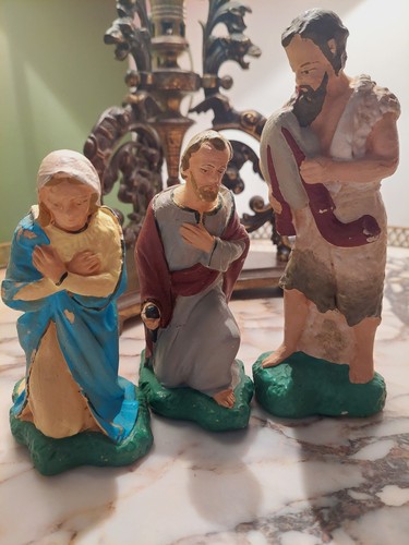 Santons anciens terre - anciens,,