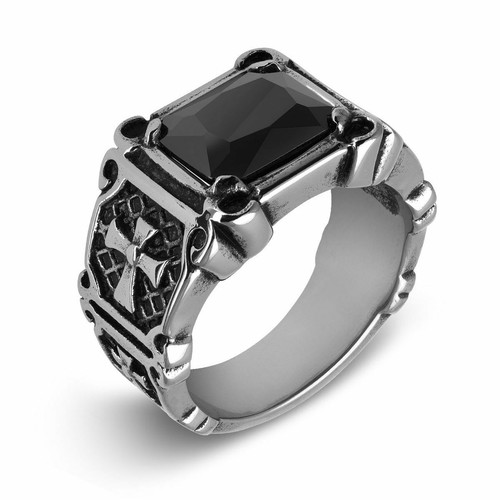 Inox bague argent - 1,