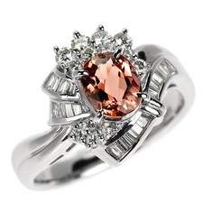 Bague diamant topaze