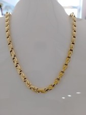 18K OR JAUNE Chaîne Solide
