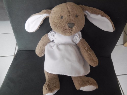 Doudou peluche lapin marron - doudou,