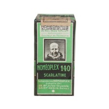 Ancienne boîte d' homéopathie Laboratoires Homéoplex / Scarlatine / médicament