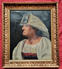 Belle huile sur toile  du XIX