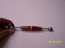 Vintage Melon Scope Red Wooden