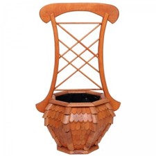 Jardinière en bois avec