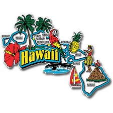 Hawaii Jumbo State Magnet by