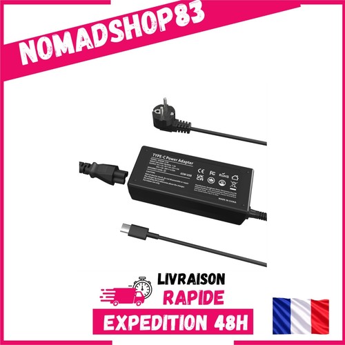 Chargeur usb 65w pour lenovo - c,