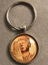 PORTE CLÉ MÉDAILLON MÉTAL