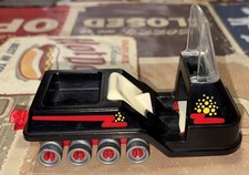 PLAYMOBIL SPORT d'HIVER - Scooter Moto Neige Noir 3694 Incomplet