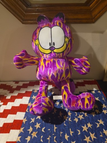 Garfield plush purple with - plush,