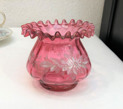Ancien vase corolle verre - corolle,