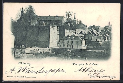 Cpa chimay vue prise de - cpa,
