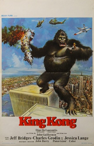 King kong affichette belge - kong",