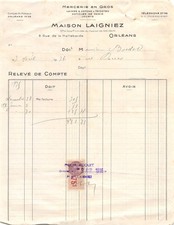 1936 MERCERIE EN GROS MAISON